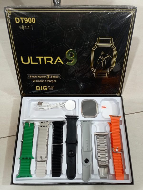 DT-900-Ultra-SmartWatch-With-Free-7-Straps-4