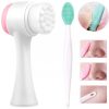 Face-Brush-2-Colors-Double-Sides-Silicone-Facial-Pore-Cleanser-Manual-Face-Wash-Cleansing-BrushWhite-2.