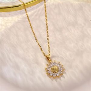 Golden-Vermiculite-To-Sunflower-Pendant-Personalized-Titanium-Steel-Necklace-Women-Fresh-Trend-Fashion-Jewelry-4