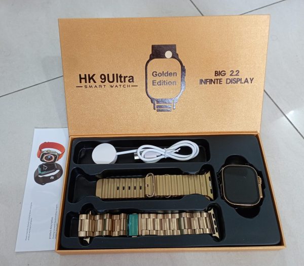 HK-9Ultra-Smartwatch-Golden-Edition-Dual-Straps-2