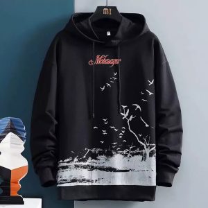 Mens-winter-hoodie-Bird