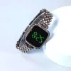 New-Trend-Fashion-Steel-Chain-Diamond-Women-Watch-Full-Diamond-Touch-Screen-LED-Water-Diamond-Bracelet-Watch-black