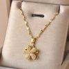 Rotatable-Five-Petal-Flower-Gold-Plated-Womens-Necklace-With-gift-box-1.