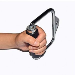 Single-D-Handle-with-Grip-Multi-training-Bar-Silver-2.