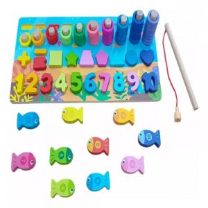 Wooden-Number-Puzzle-Board-Toddler-Educational-Early-Learning-Fishing-Toys-1.